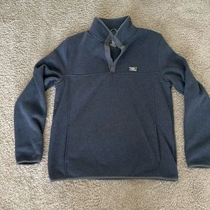 LL Beans Mens L Tall Sweater Fleece